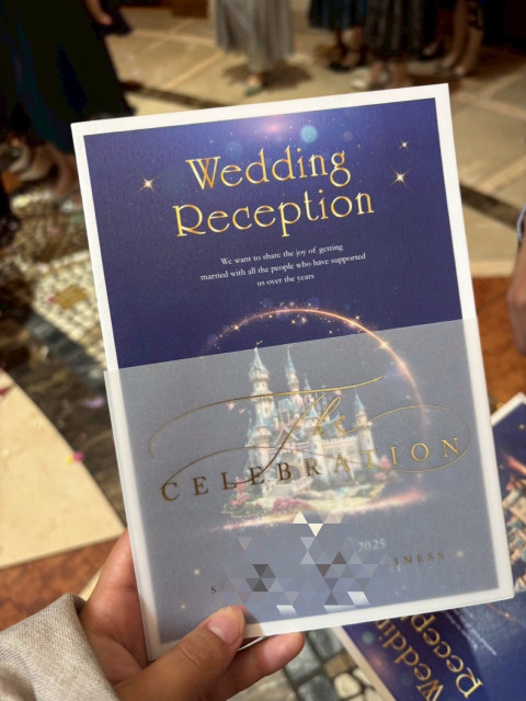 ぷーさんの席次表・メニュー表の写真