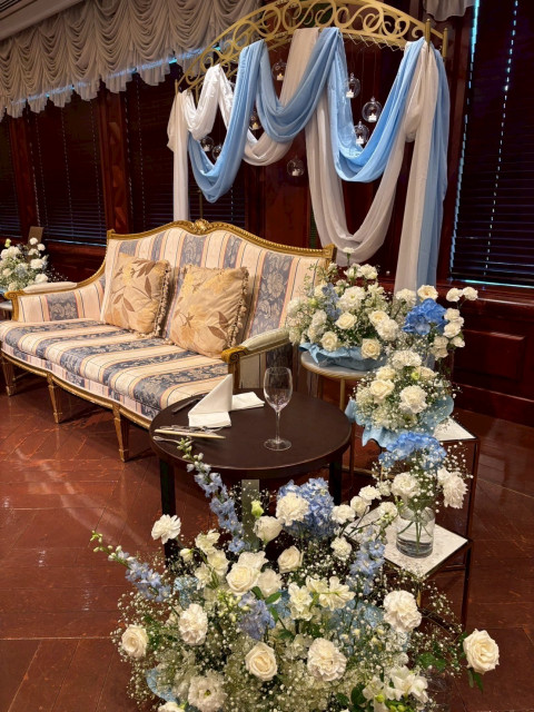 ぷーさんの装花の写真