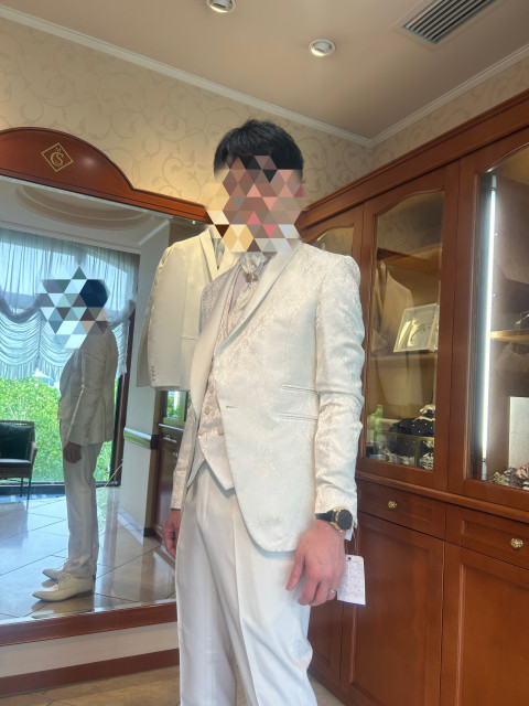 ぷーさんの新郎衣装の写真