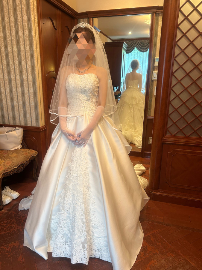 ぷーさんのウエディングドレスの写真