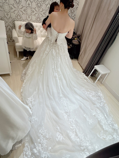 しょーさんのウエディングドレスの写真