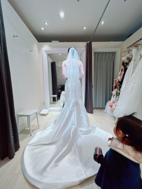 しょーさんのウエディングドレスの写真