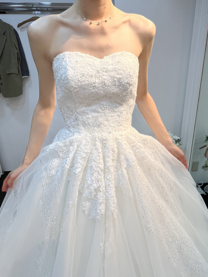 まるさんのウエディングドレスの写真