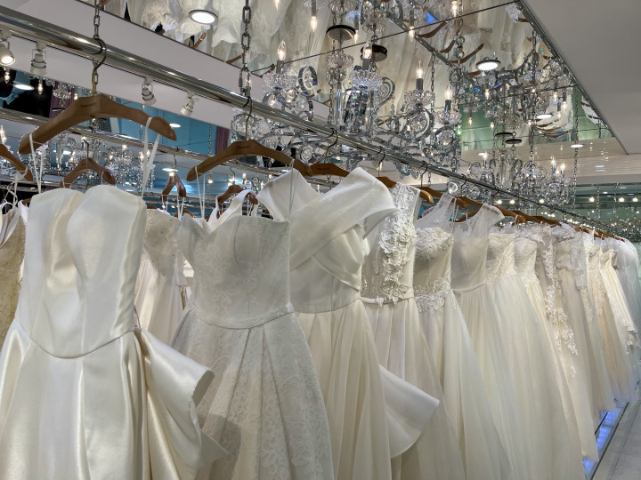 まるさんのウエディングドレスの写真