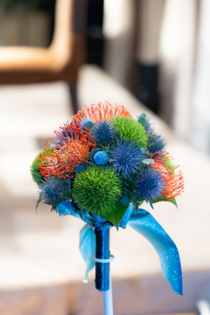 ゆかさんのブーケ・ブートニアの写真