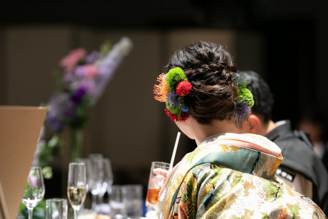 ゆかさんのブーケ・ブートニアの写真