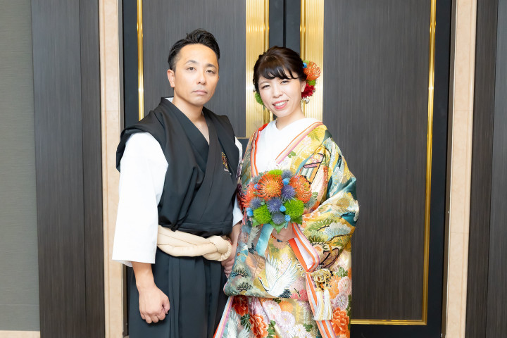 ゆかさんのカラードレスの写真