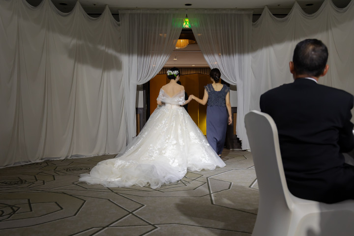 ゆかさんのウエディングドレスの写真