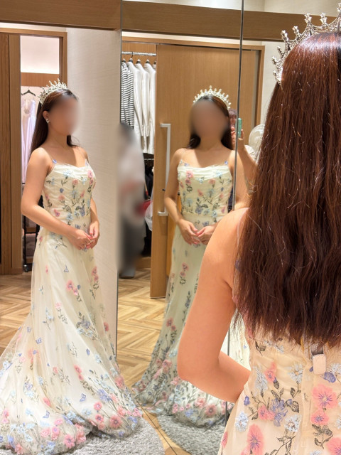 ちゃんなさんのカラードレスの写真