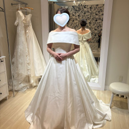 てちこさんのウエディングドレスの写真