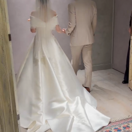 ぽむさんのウエディングドレスの写真