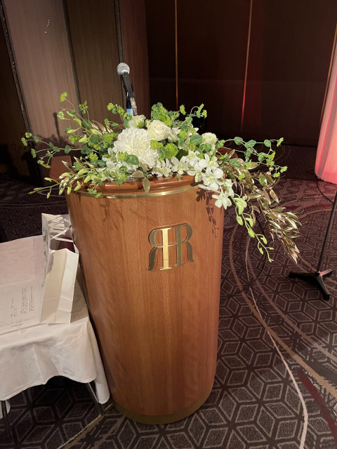 ひらりさんの装花の写真