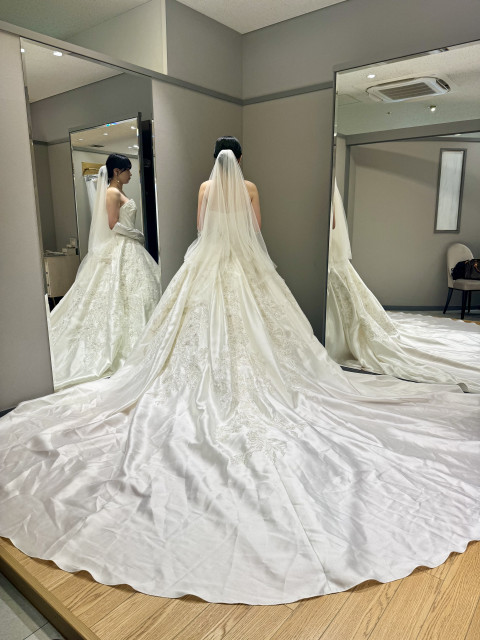 RISAさんのウエディングドレスの写真