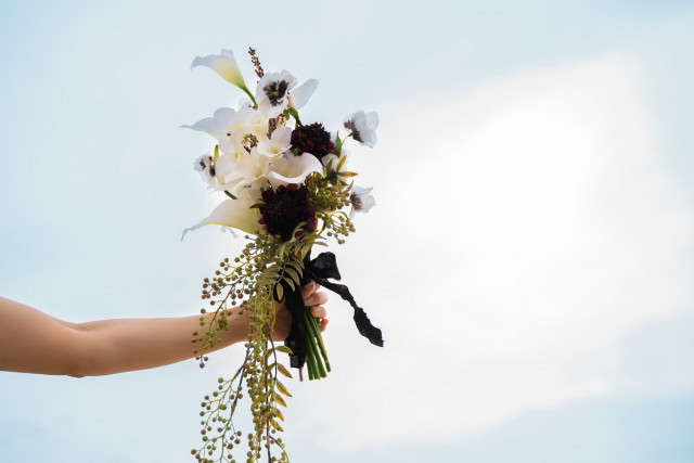 RISAさんの前撮り用ブーケの写真