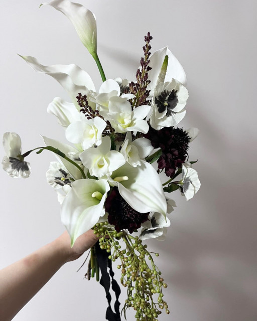 RISAさんの前撮り用ブーケの写真