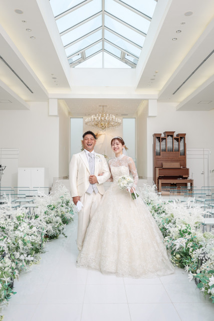 れみさんのウエディングドレスの写真