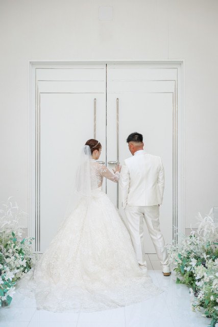 れみさんのウエディングドレスの写真