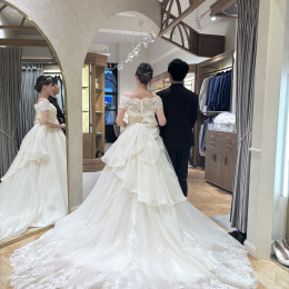 まーさんのウエディングドレスの写真