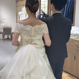 まーさんのウエディングドレスの写真