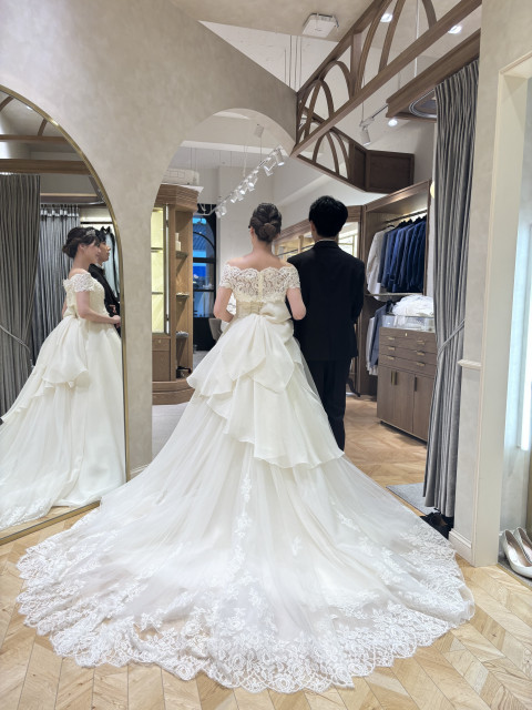まーさんのウエディングドレスの写真