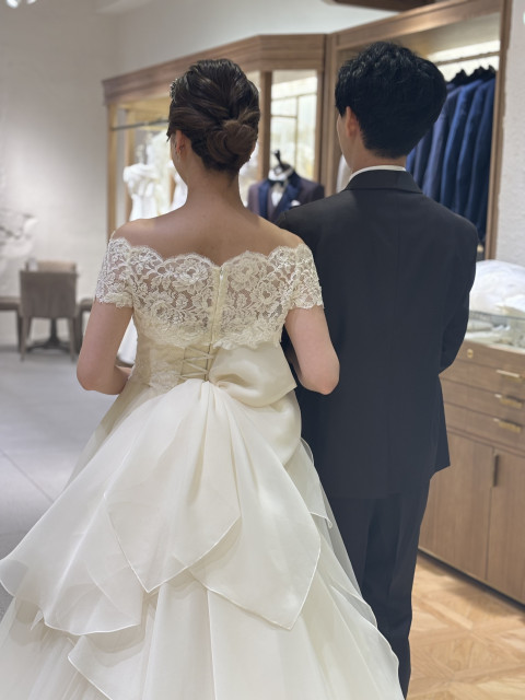 まーさんのウエディングドレスの写真