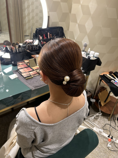 nさんのヘアメイクの写真