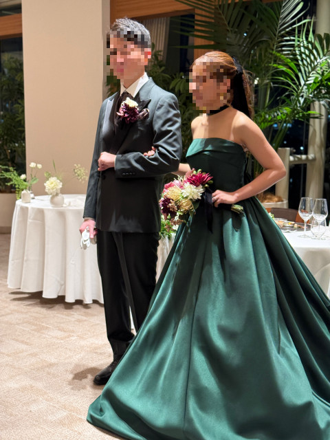 nさんのカラードレスの写真