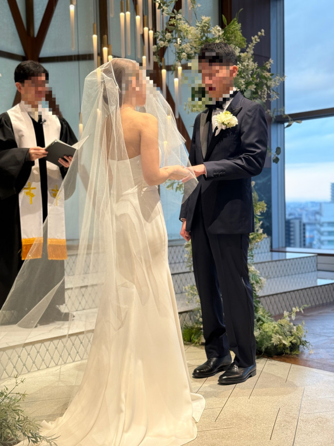 nさんの新郎衣装の写真