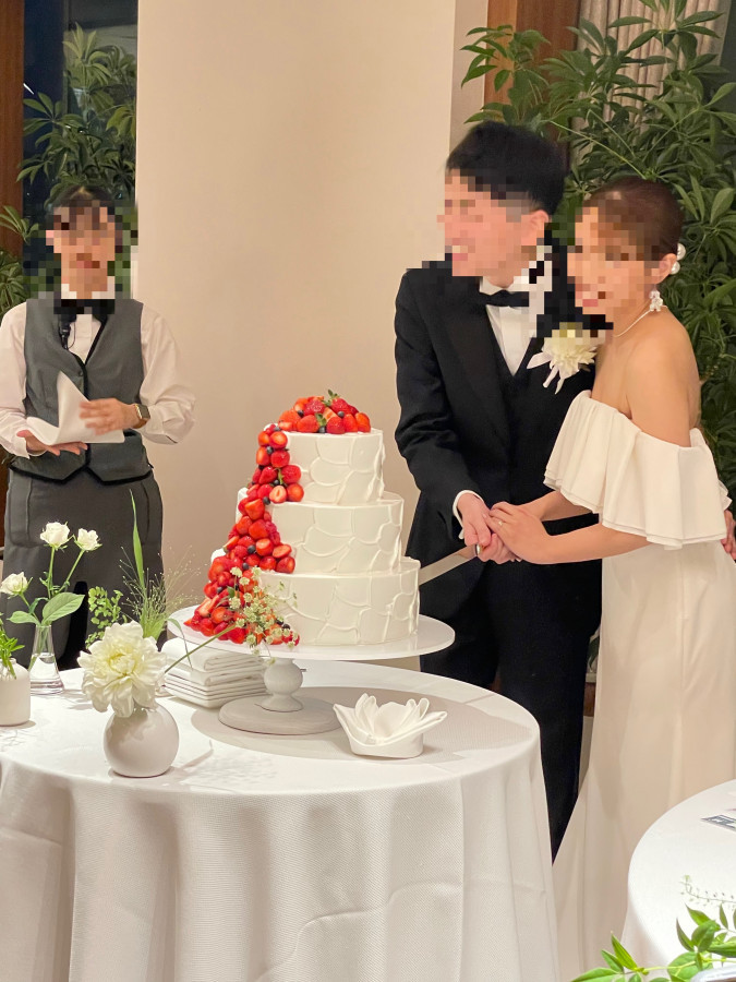 nさんのウエディングケーキの写真