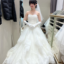 miomoriさんのウエディングドレスの写真