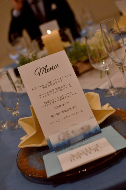 miomoriさんの席次表・メニュー表の写真