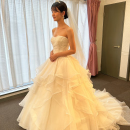 ぽんさんのウエディングドレスの写真