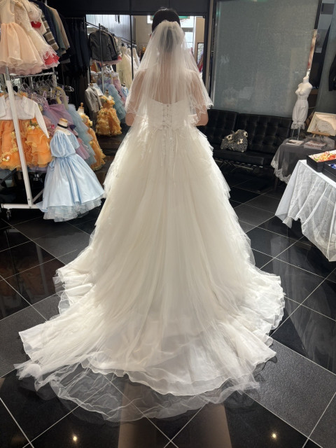 ぽんさんのウエディングドレスの写真