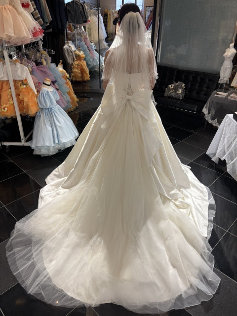 ぽんさんのウエディングドレスの写真