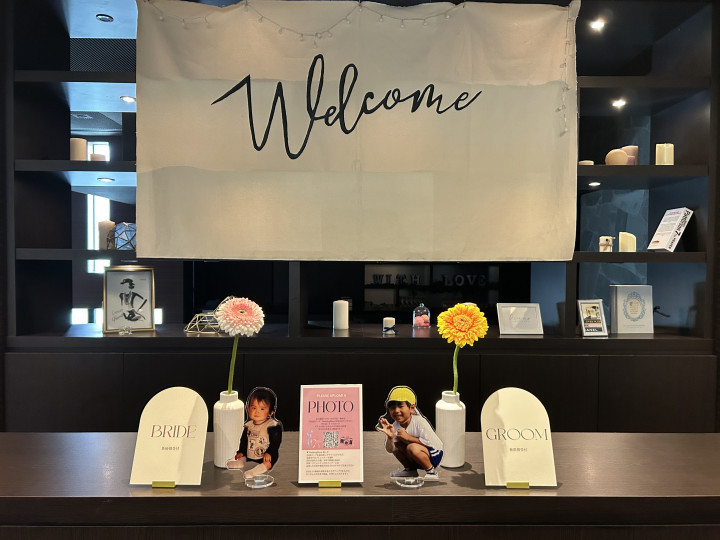 ぽんさんの会場装飾アイテムの写真