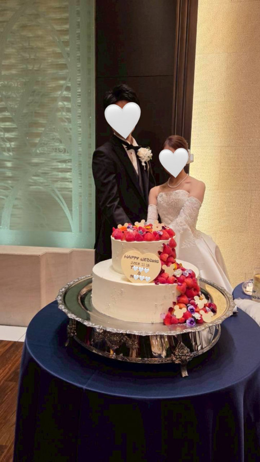 tkmzさんのウエディングケーキの写真
