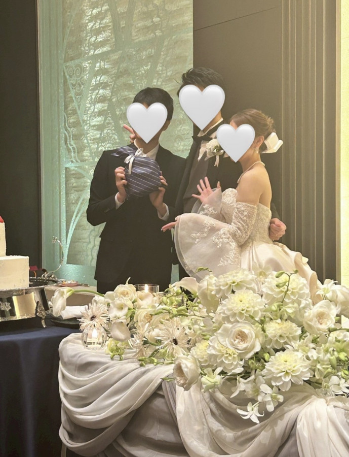 tkmzさんのウエディングケーキの写真