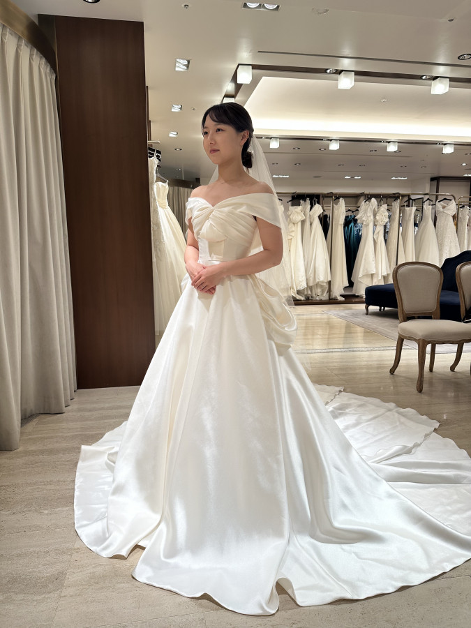 ななみんさんのウエディングドレスの写真