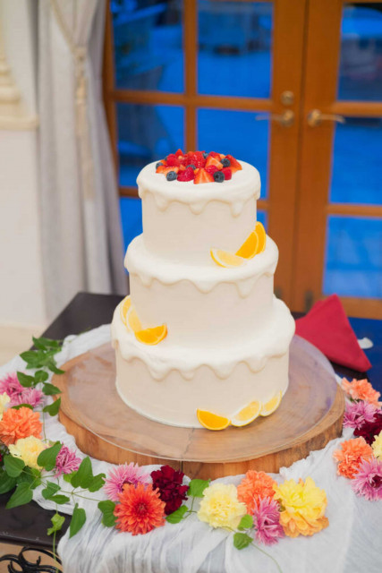 ショウさんのウエディングケーキの写真