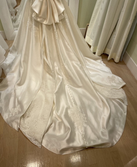 たぬきさんのウエディングドレスの写真