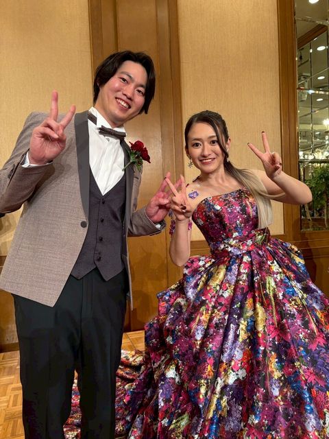 385さんのカラードレスの写真