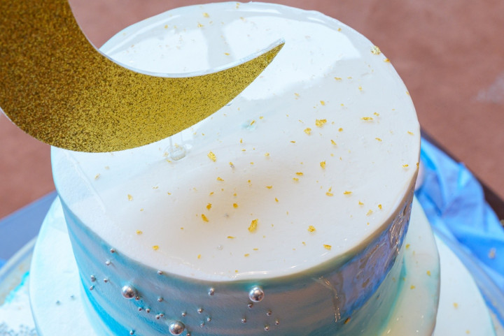 塩さんのウエディングケーキの写真