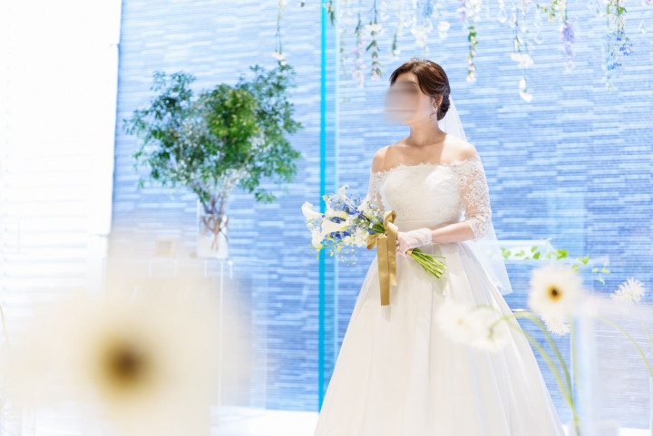 塩さんのウエディングドレスの写真