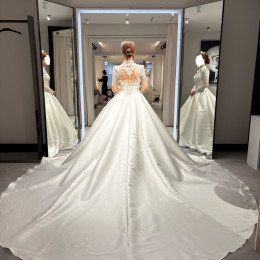 ここさんのウエディングドレスの写真