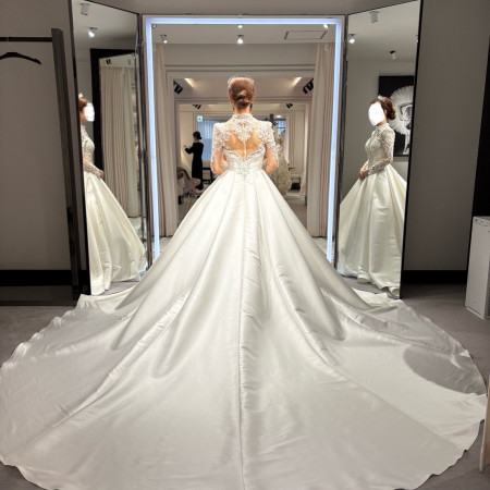 ここさんのウエディングドレス