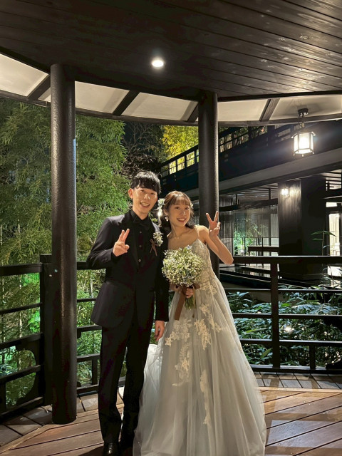 さくさくぱんださんのブーケ・ブートニアの写真