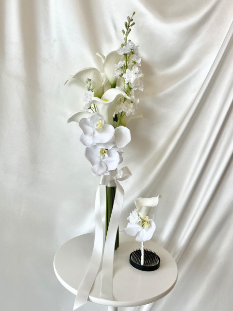 たぬさんのブーケ・ブートニアの写真