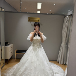 こだっくさんのウエディングドレスの写真
