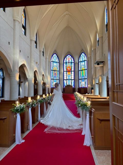 ななさんのウエディングドレスの写真