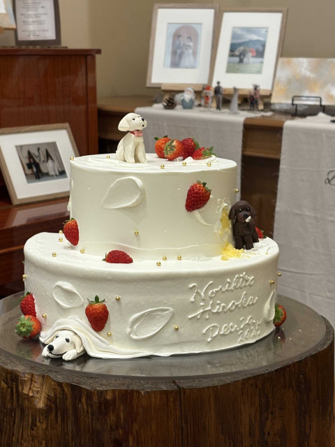 のくやさんのウエディングケーキの写真